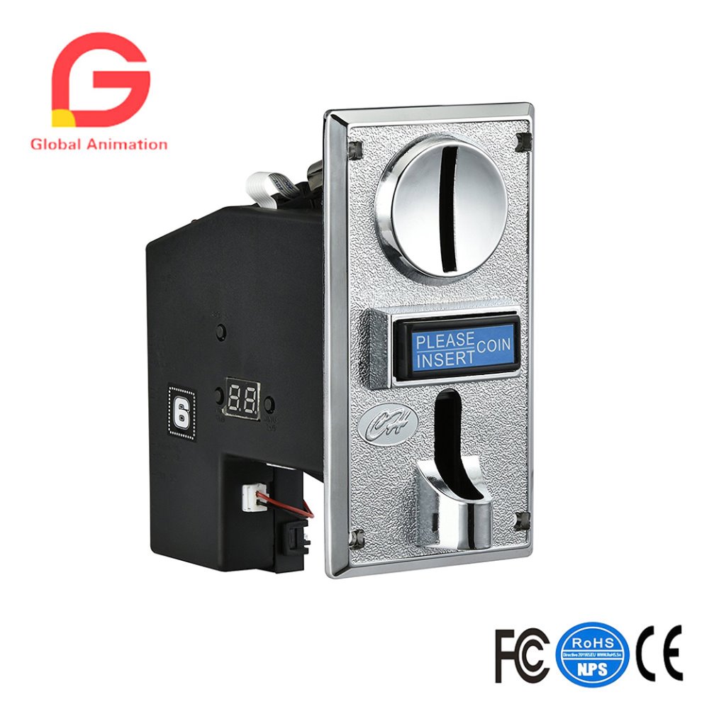 Arcade Game Vending Machine - CH-924, 4-munt mech-acceptor voor automaat, muntautomaat,