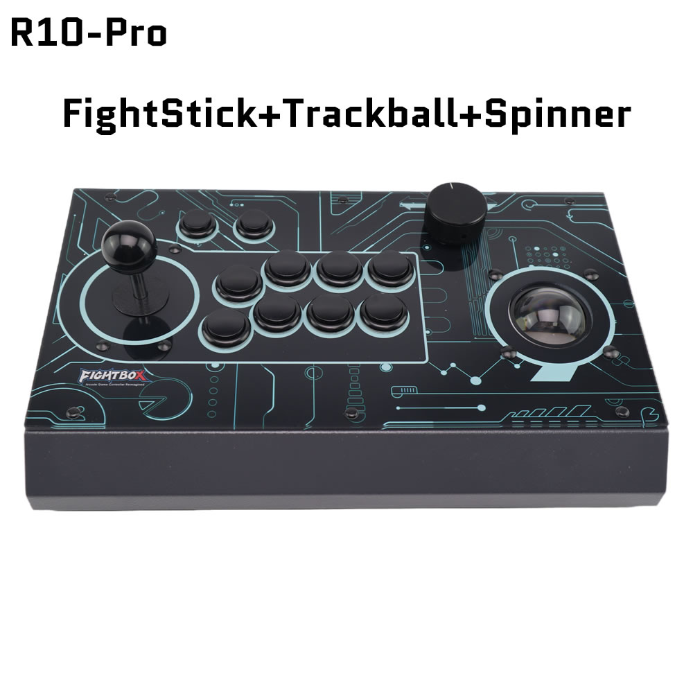Trackball Controller Arcade - FightBox R10-PRO Arcade Fight Stick met