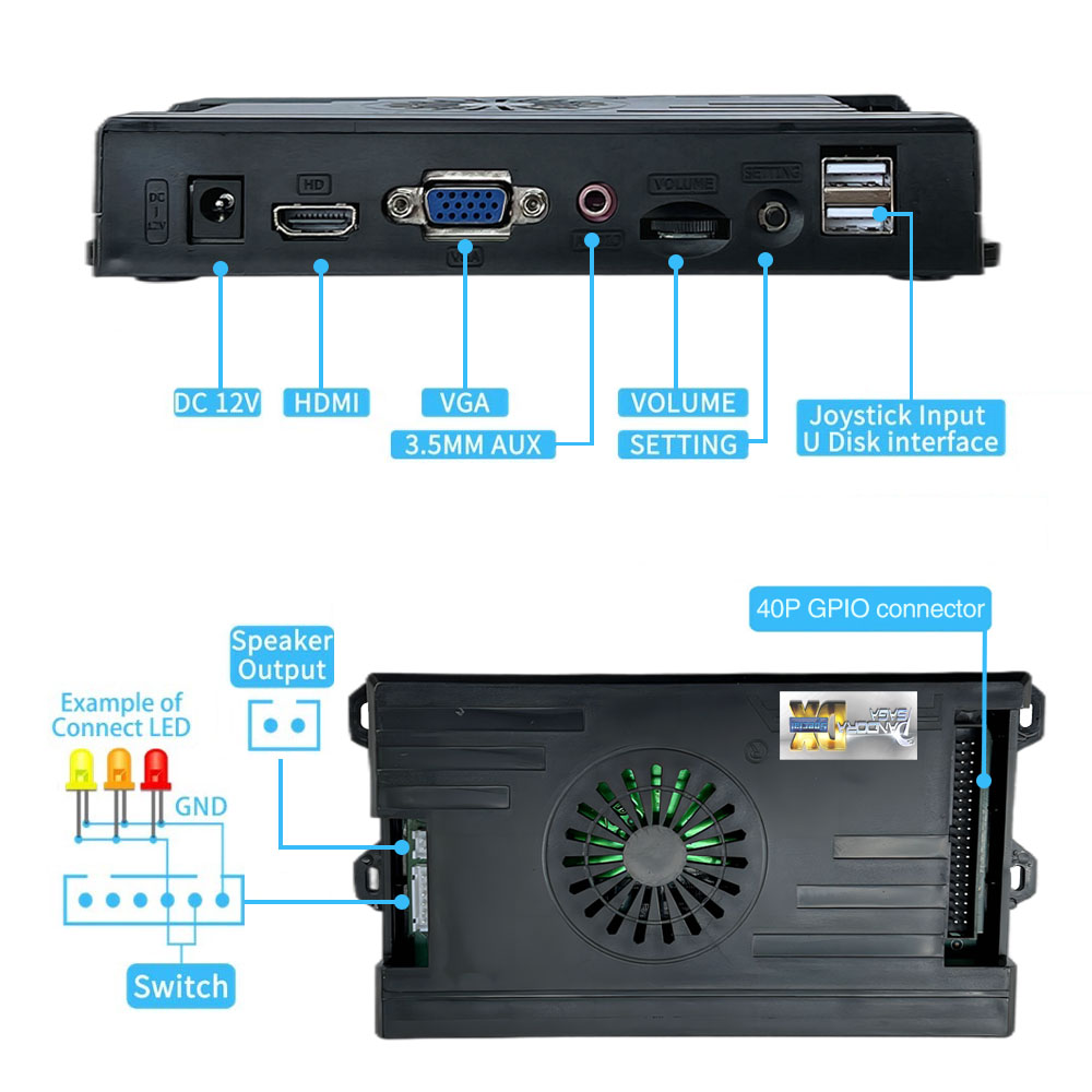 9800 In 1 Pandora Saga Dx 2 Ar - Trackball Controller Arcade recensie en prijs